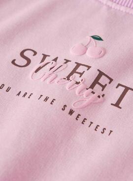 Sudadera Name It Nadena rosa para niña