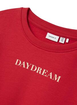 Sudadera Name It Noriana rojo para niña