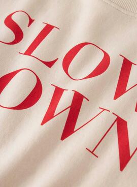 Sudadera Name It Noriana beige para niña