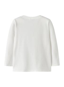 Camiseta Name It Nona blanco para niña