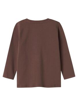 Camiseta Name It Nona marrón para niña