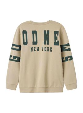 Sudadera Name It Nolen Beige para niño