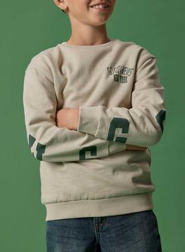 Sudadera Name It Nolen Beige para niño