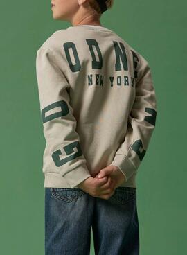 Sudadera Name It Nolen Beige para niño