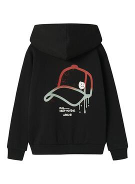 Sudadera Name It Notus negro para niño