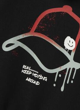 Sudadera Name It Notus negro para niño