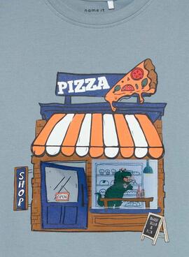 Camiseta Name It Abir azul para niño