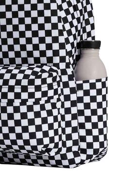 Mochila Vans Old Skool Checkerboard blanco y negro
