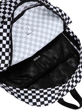 Mochila Vans Old Skool Checkerboard blanco y negro