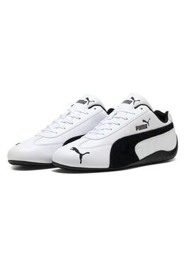 Zapatillas Puma de piel Speedcat blanco para hombre