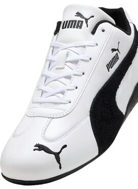 Zapatillas Puma de piel Speedcat blanco para hombre