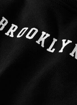 Sudadera Name It Nevea relaxed negro para niña