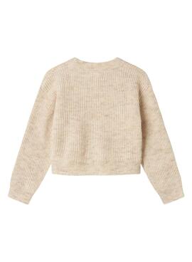 Jersey Name It Holly boxy beige para niña