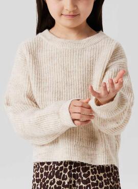 Jersey Name It Holly boxy beige para niña