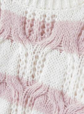 Jersey Name It Nibo rayas rosa para niña