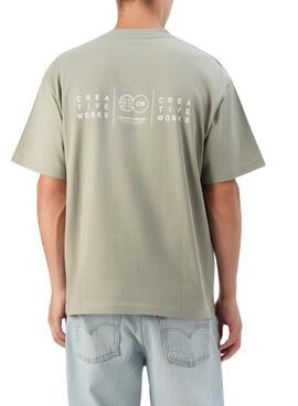 Camiseta Only and Sons Parker verde para hombre