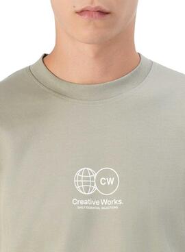 Camiseta Only and Sons Parker verde para hombre