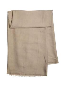 Bufanda Pieces Hailey beige para mujer