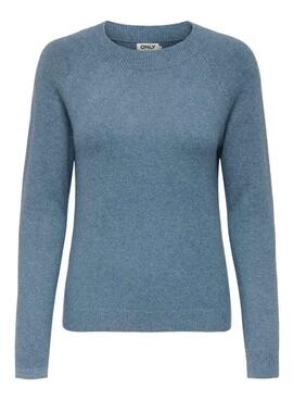 Jersey Only Rica azul para mujer