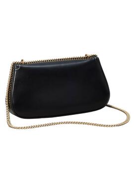 Bolso Calvin Klein Jeans cadena Ck Convertible negro para mujer