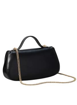Bolso Calvin Klein Jeans cadena Ck negro para mujer