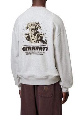 Sudadera Carhartt Wiptopia gris para hombre