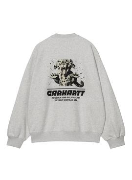 Sudadera Carhartt Wiptopia gris para hombre