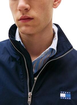 Chaqueta Tommy Jeans Essential marino regular para Hombre