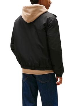 Cazadora Tommy Jeans Essential Padded negro para hombre