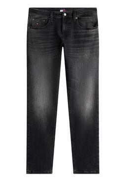 Pantalón vaquero Tommy Jeans Scanton slim DI1286 negro para hombre