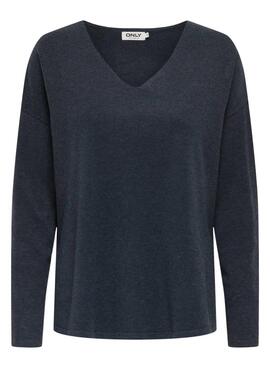 Jersey Only Malio azul marino para mujer