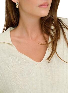 Vestido Only Tessa beige para mujer