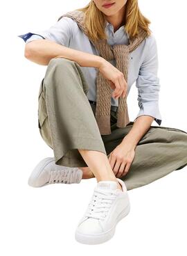 Zapatillas Tommy Hilfiger Icon blanco para mujer