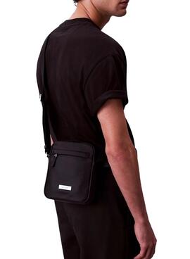 Bolso Calvin Klein Reporter de nailon negro para hombre