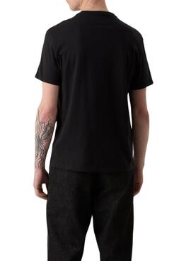 Camiseta Calvin Klein Line Logo negro para hombre