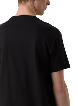 Camiseta Calvin Klein Line Logo negro para hombre