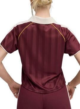 Camiseta Puma T7 Football granate para mujer