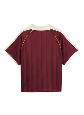 Camiseta Puma T7 Football granate para mujer