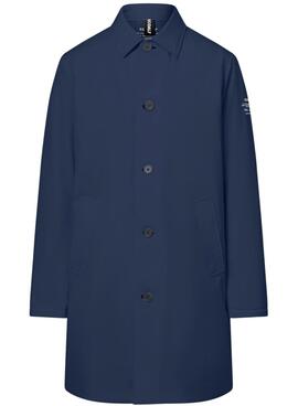 Abrigo Ecoalf Hampshire marino para hombre