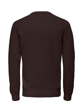 Jersey Only and Sons Kurt regular marrón para hombre