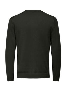Jersey Only and Sons Holger verde para hombre
