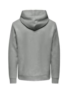 Sudadera Only and Sons Chase regular gris para hombre