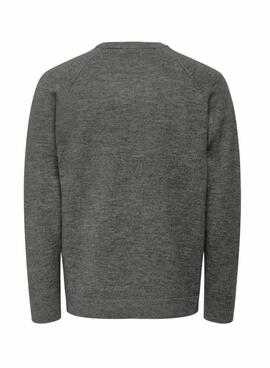 Jersey Only and Sons Thomas regular gris para hombre