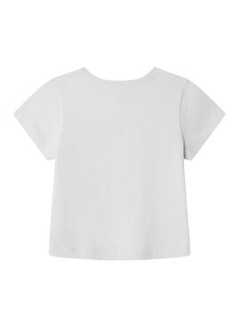 Camiseta Pepe Jeans Avani blanco para niña