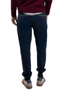 Pantalón chino El Ganso azul marino slim fit para hombre