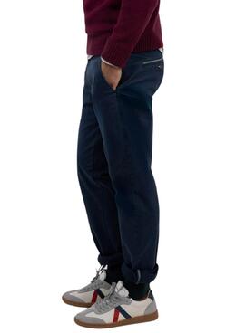 Pantalón chino El Ganso azul marino slim fit para hombre