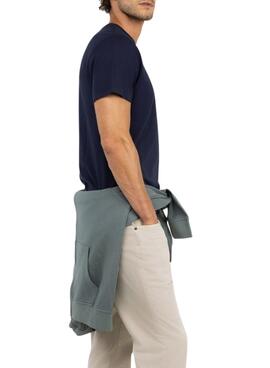 Camiseta El Ganso básica azul marino para hombre