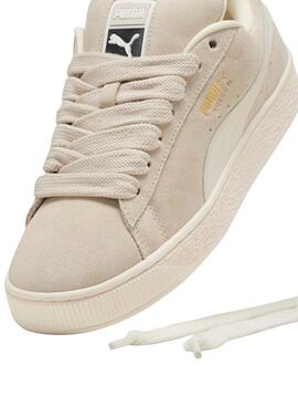 Zapatillas Puma Suede XL beige para mujer