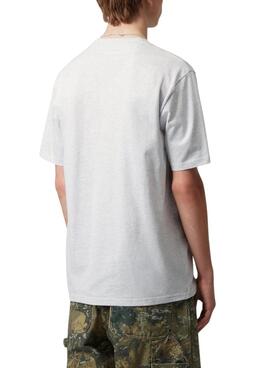 Camiseta Carhartt Script gris para hombre