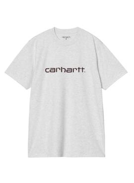 Camiseta Carhartt Script gris para hombre